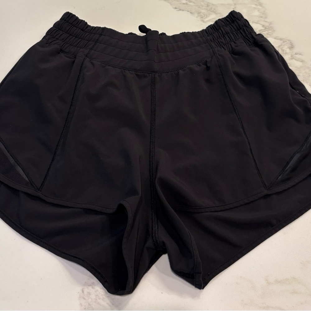 Lululemon high waisted hotty hot Black Athletic Shorts